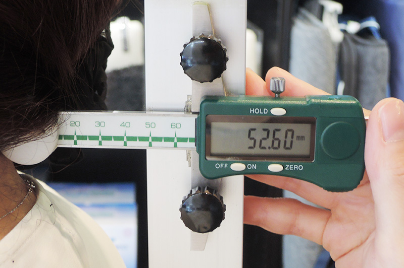 電子測定器による測定
