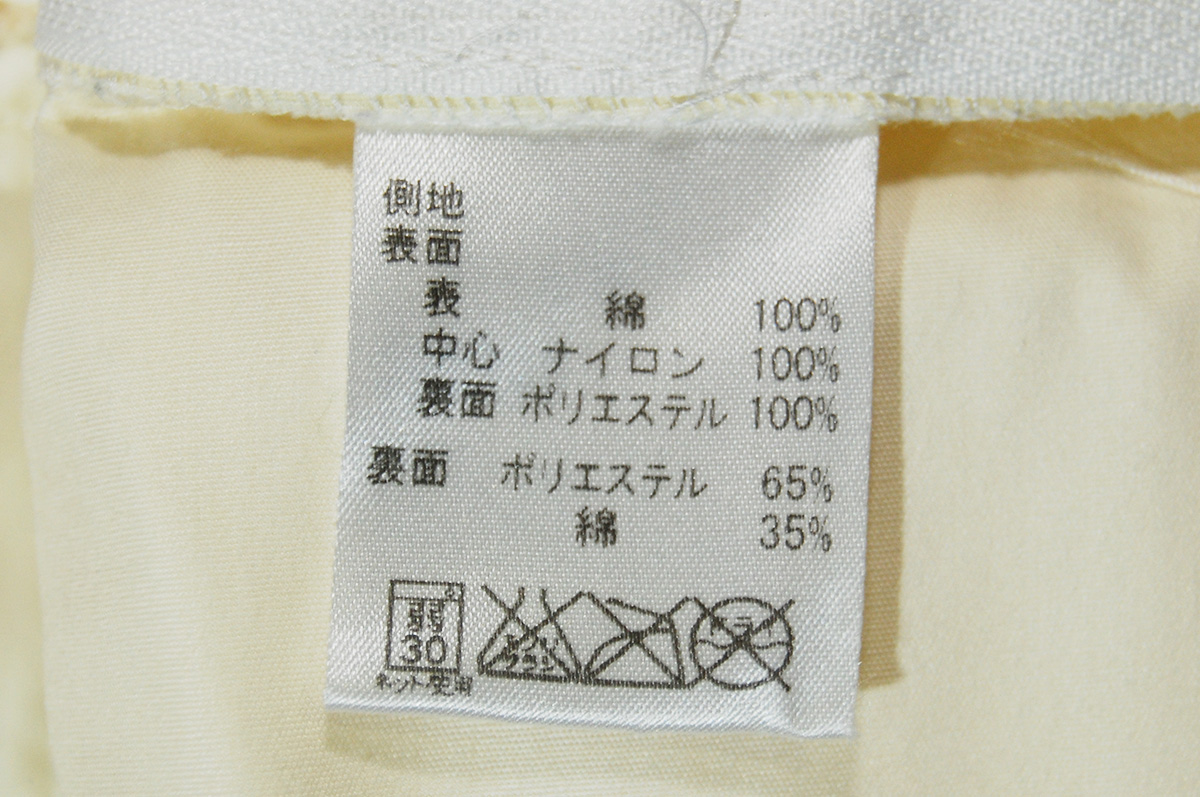 ウォッシャブル、洗濯表示