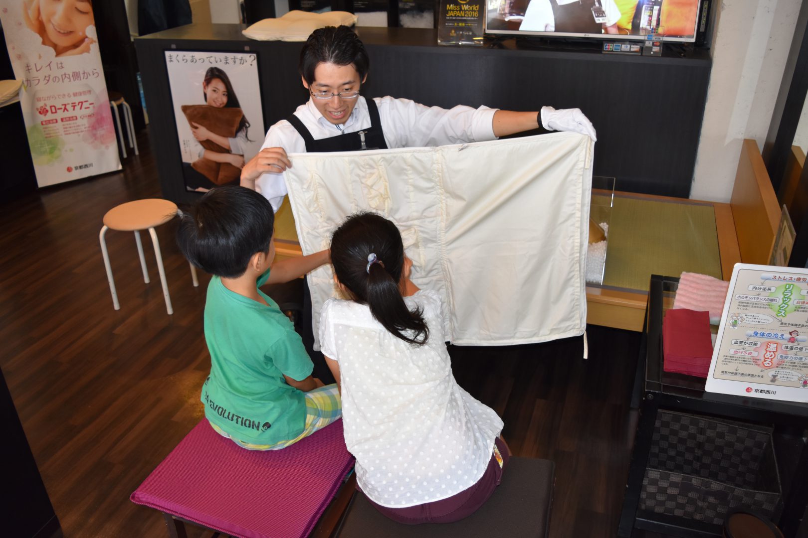 母の日 まくらぼ一日店長